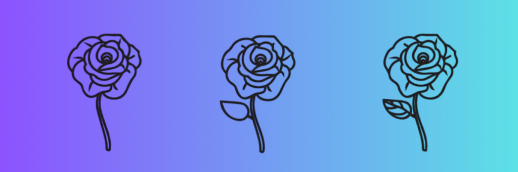 How to Draw a Rose