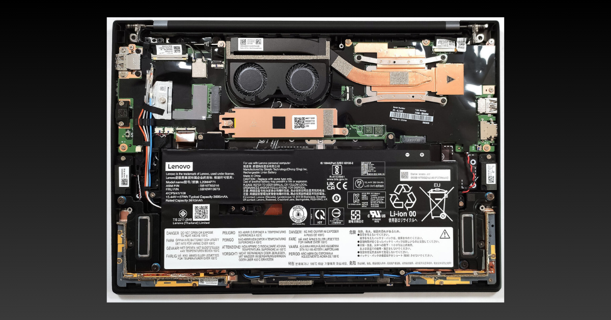 Lenovo thinkpad X1 Carbon Inside, motherboard